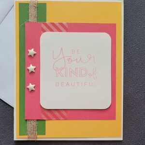 Colorful Inspirational Greeting Card